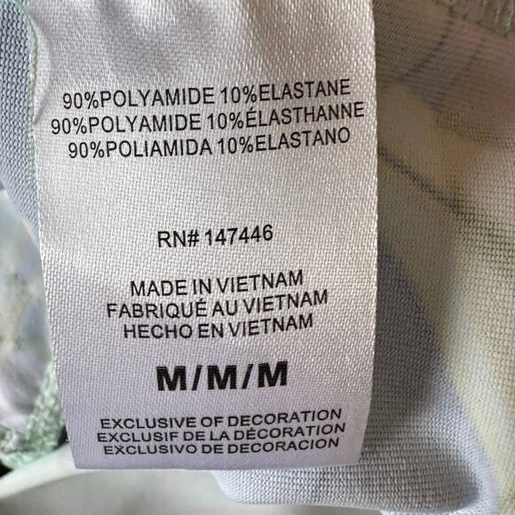 Hang Ten Rash Guard Women’s MEDIUM Pearl Floral Long Sleeve Sun Shirt Summer - Picture 9 of 10